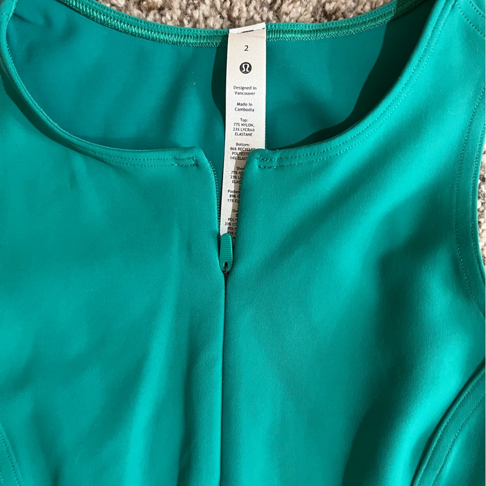 NEW Lululemon Everlux Short-Lined Tennis Tank Dress 6" - Picture 3 of 4
